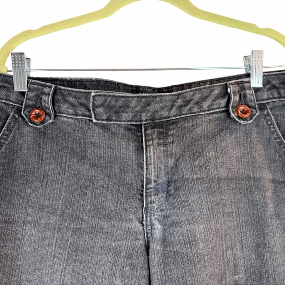 Banana Republic Gray Trouser Jeans 10S Wide Leg - Picture 4 of 6